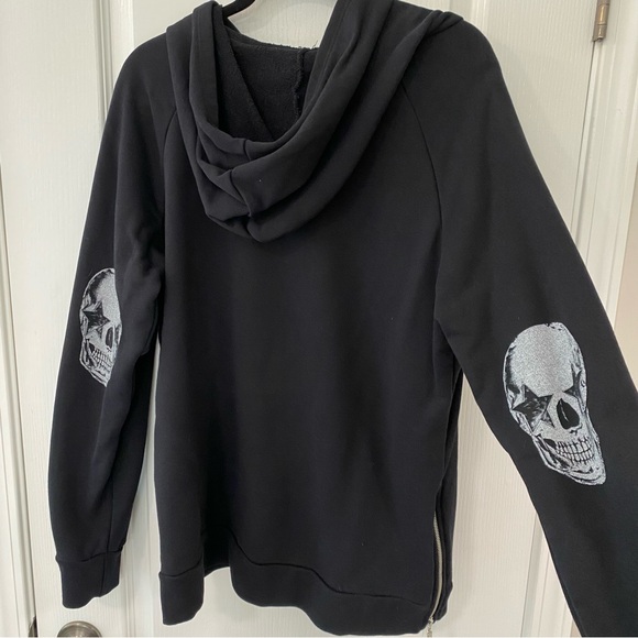 Lauren Moshi CORBIN STAR EYE SKULL Hoodie - Picture 8 of 13